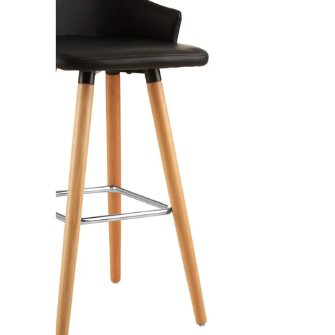 Chic Black Bar Stool