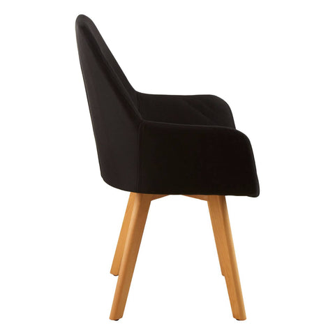 Nordic Black Armchair