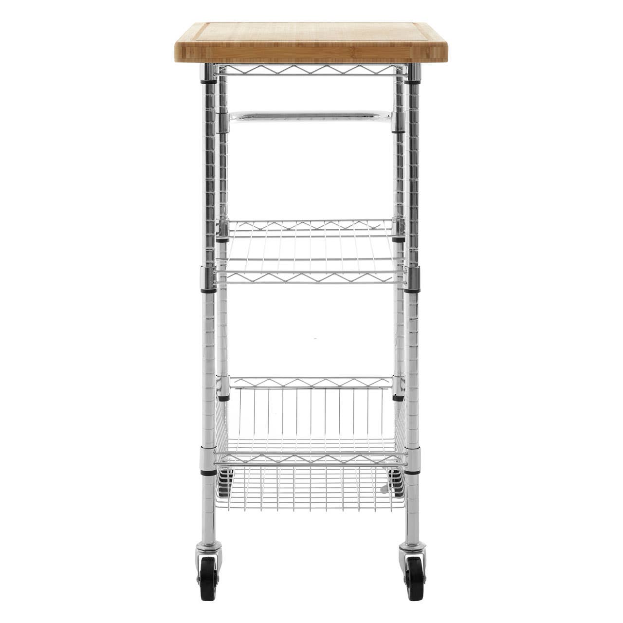 Bamboo Kitchen Storage Cart