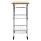 Bamboo Kitchen Storage Cart