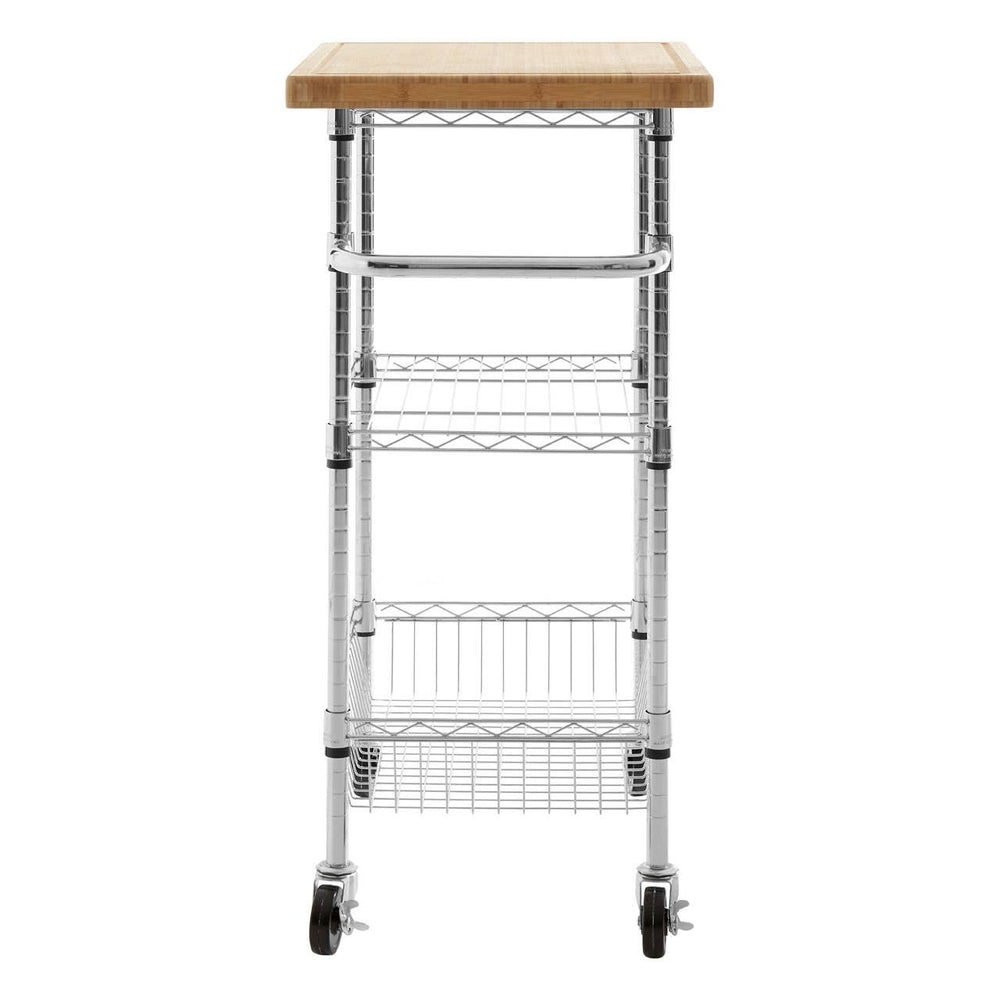 Bamboo Kitchen Storage Cart