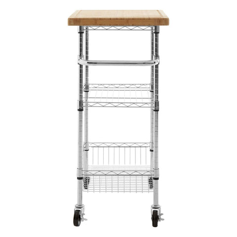 Bamboo Kitchen Storage Cart
