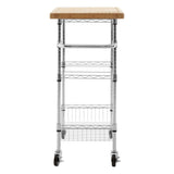 Bamboo Kitchen Storage Cart