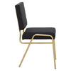 Luxe Black & Gold Chair