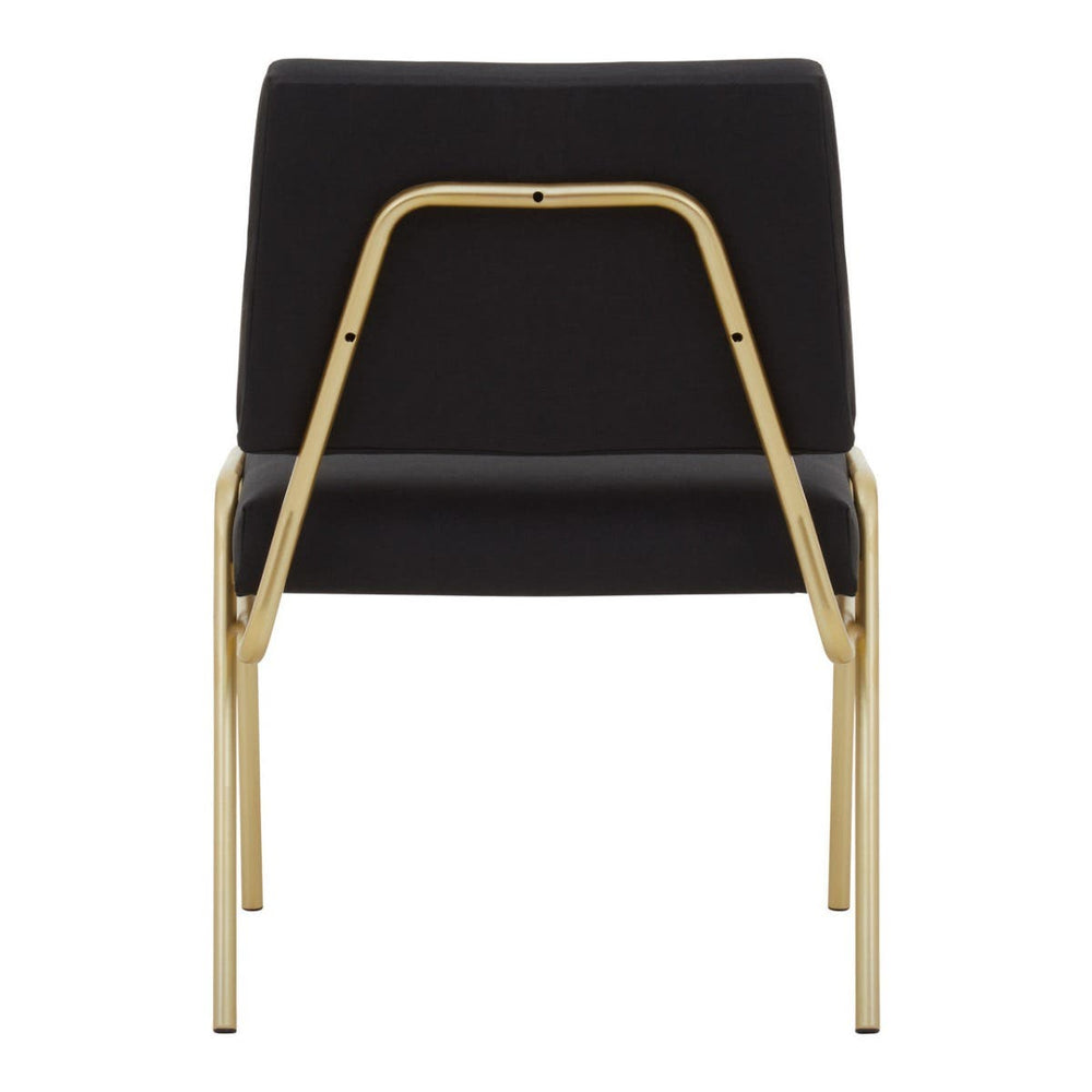 Luxe Black & Gold Chair