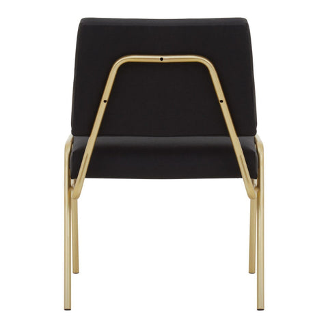 Luxe Black & Gold Chair
