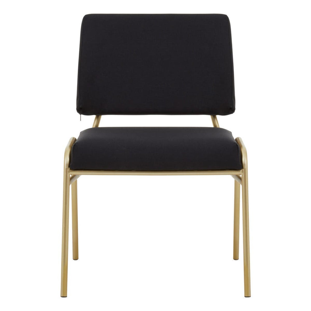 Luxe Black & Gold Chair