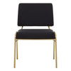 Luxe Black & Gold Chair