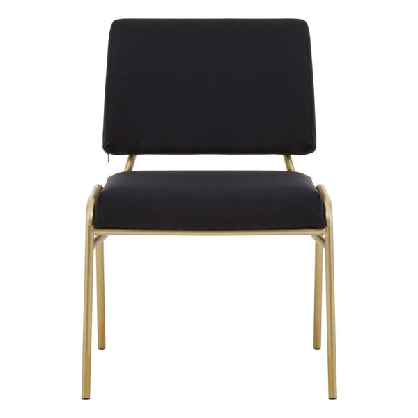 Luxe Black & Gold Chair
