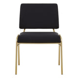 Luxe Black & Gold Chair