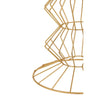 Golden Frame Glass Side Table