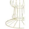 Gilded Glass Top Side Table