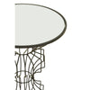 Elegance Glass Top Metal Table