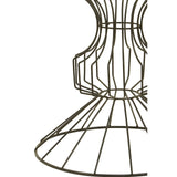 Elegance Glass Top Metal Table