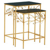 Golden Branch Black Tables