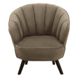Luxe Grey Velvet Accent Chair