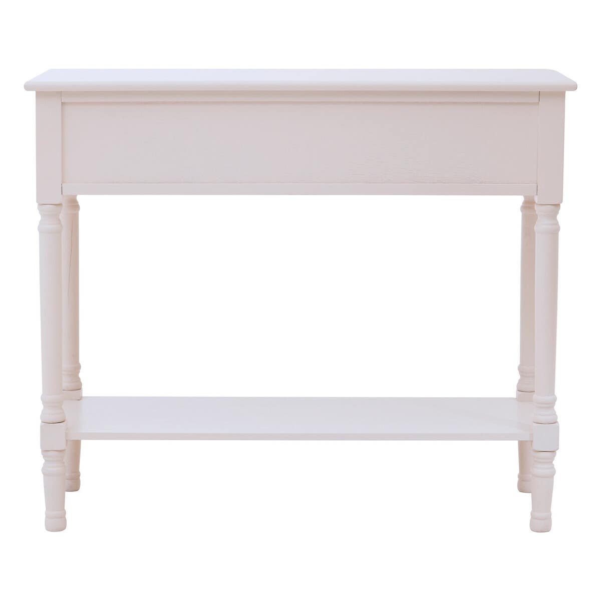 Elegant Carved White Console Table
