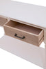 Elegant Carved White Console Table