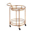Luxe Mirrored Serving Cart