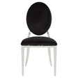 Sarita Stackable Silver Finish Dining Chair