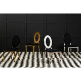 Luxe Gold Velvet Dining Chair