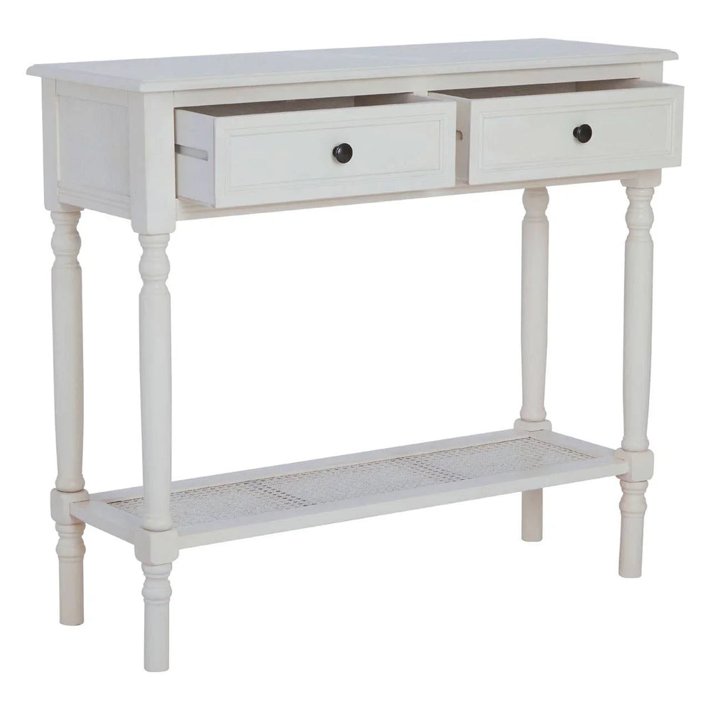 White Heritage Console Vintage Elegance