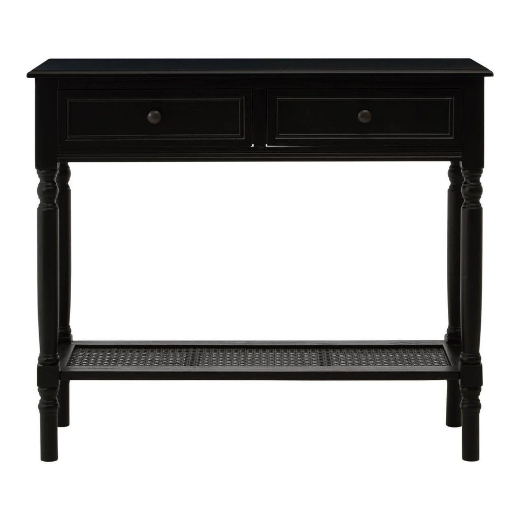 Chic Black Wooden Console Table