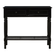 Chic Black Wooden Console Table
