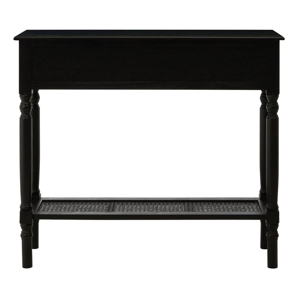 Chic Black Wooden Console Table