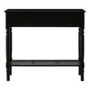 Chic Black Wooden Console Table