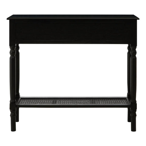 Chic Black Wooden Console Table