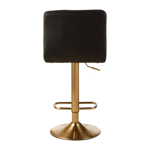 Luxe Black Bar Stool