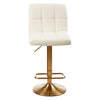 Luxe Grid Pattern Bar Stool