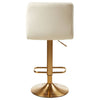 Luxe Grid Pattern Bar Stool