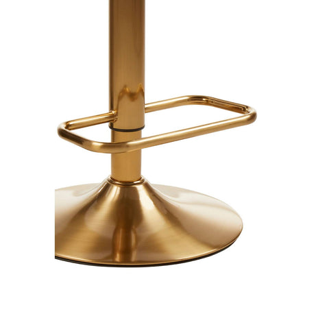 Luxe Grid Pattern Bar Stool