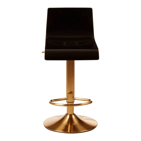 Luxe Acrylic Gold Bar Stool