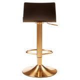 Luxe Acrylic Gold Bar Stool