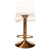 Luxe Acrylic Swivel Bar Stool