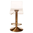 Luxe Acrylic Swivel Bar Stool