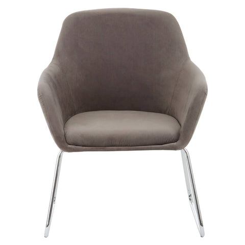 Luxe Chrome Leg Chair
