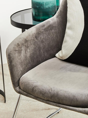 Luxe Chrome Leg Chair