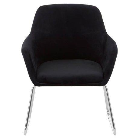 Sleek Chrome Sled Leg Chair