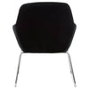 Sleek Chrome Sled Leg Chair