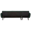 Luxe Green Velvet Sofa Bed