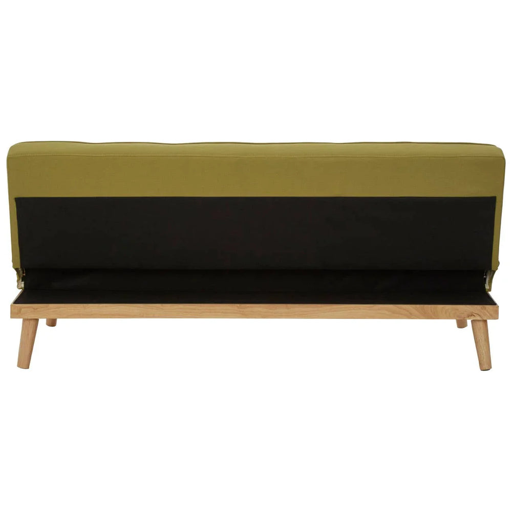 Luxe Green Velvet Sofa Bed