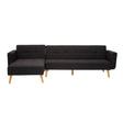 Scandinavian Linen Corner Sofa