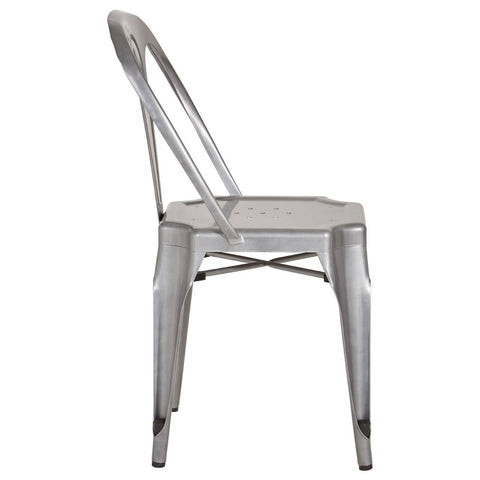 Industrial Steel Dining Chair