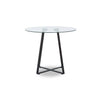 Geometric Glass Dining Table