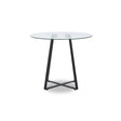 Geometric Glass Dining Table
