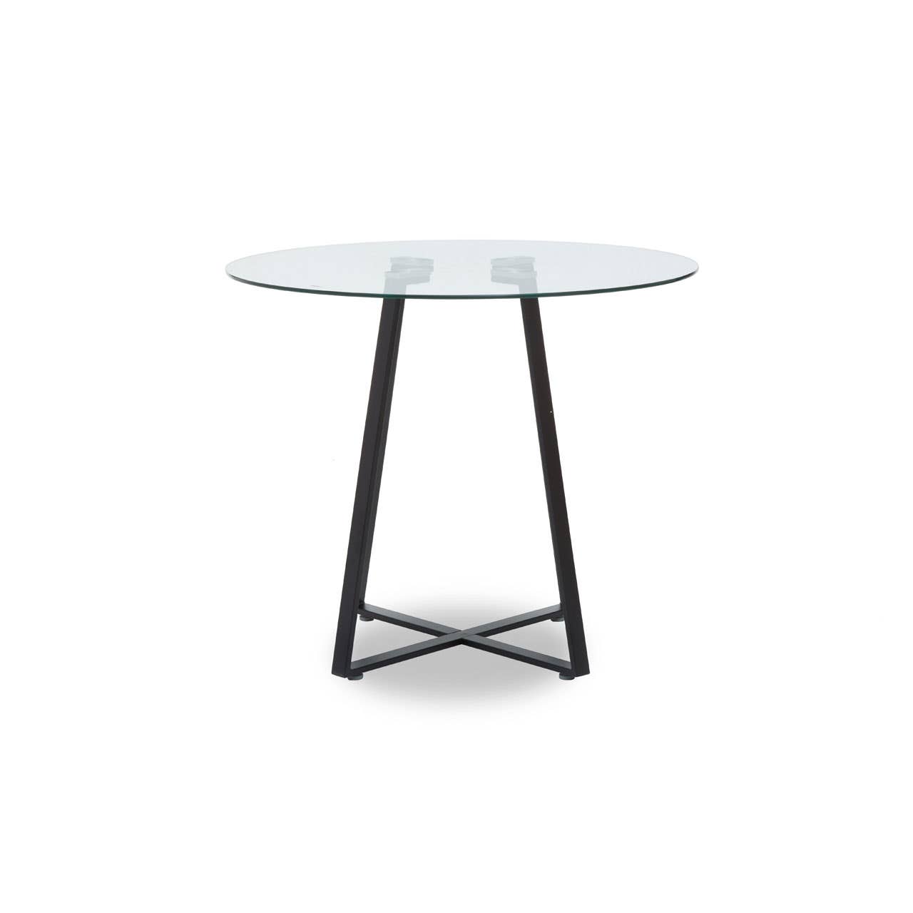 Geometric Glass Dining Table